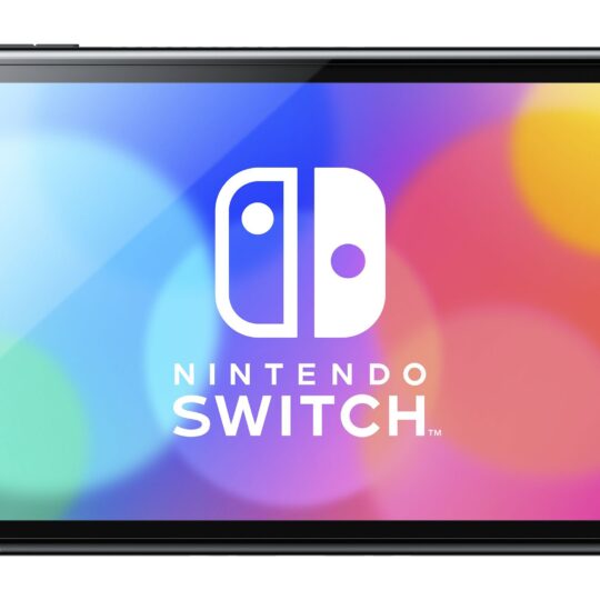 Nintendo Switch (modèle Oled) Avec Manettes Joy-con Bleu Néon/rouge Néon